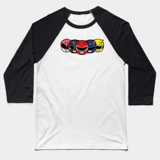 Power Rangers Head Baseball T-Shirt